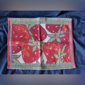 Ekelund Master Weavers Horred, Sweden discontinued strawberry